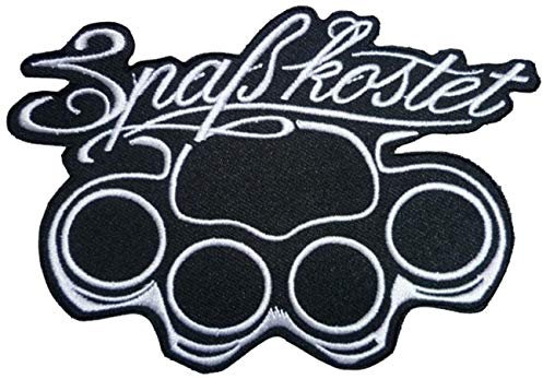 Aufnäher Aufbügler Spaß kostet Schlagring patch
