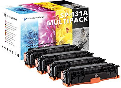schneiderprintware 4 Toner 35% mehr Leistung kompatibel zu HP CF210X CF210A CF211A CF212A CF213A131A für HP Laserjet Pro 200 Color M251n M251nw MFP M276n M276nw