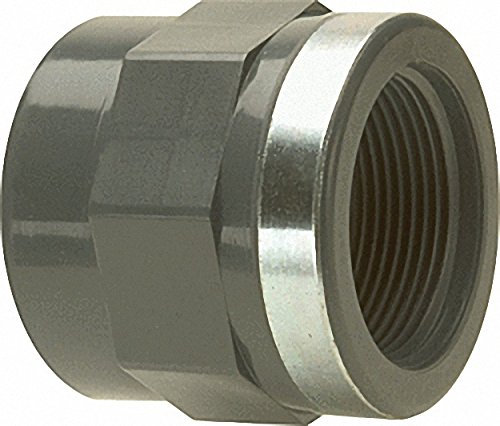 PVC-U - Klebefitting Übergangs-Gewindemuffe- 50mm x 1 1-2''- IG