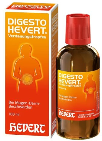 Digesto Hevert Verdauungstropfen, 100 ml Lösung | bei Magen-Darm-Beschwerden