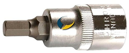 SW-Stahl 05106L Schraubendreheinsatz - 1/2 Zoll - Inbus 10 x 53 mm | Innensechskant Bit-Steckschlüssel für Werkstatt und Industrie - Chrom-Vanadium Stahl - Präzisions-Inbuseinsatz