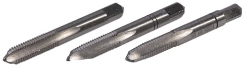 SW-Stahl 81703L Gewindebohrersatz M6 x 1 mm, 3-Teilig, HSS-G Geschliffen | Pr%äzisions Handgewindebohrer Set nach DIN 352 - f%ür Stahl und Edelstahl - Vorschneider, Mittelschneider, Fertigschneider