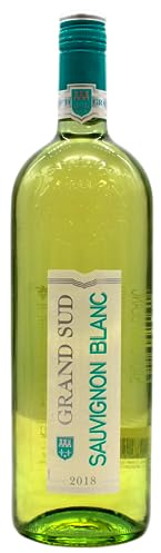 Grand Sud - Sauvignon Blanc aus Süd-Frankreich - Sortentypischer Trocken Weißwein (1 x 1 L)