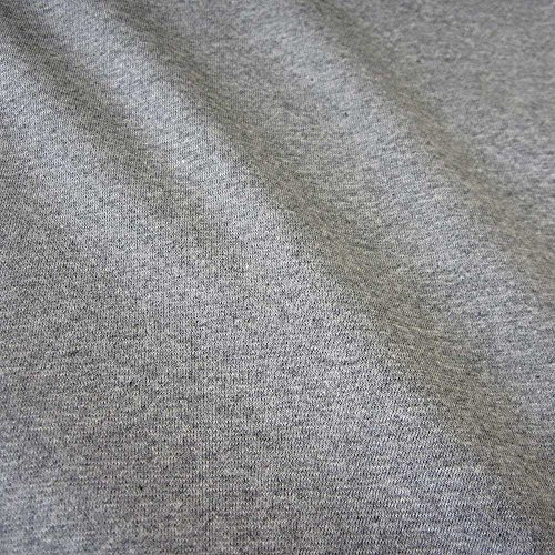 Stoff Meterware Jersey Bündchenstoff Wohnwagenpolster Bündchen grau meliert Schlauch neu beziehen Bekleidung T-Shirt Jersey Polsterbezug Wohnwagen Kleiderstoff uni Polsterbezug