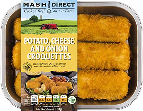 Mash Direct Potato, Cheese and Onion Croquettes, 300g , Pack of 1