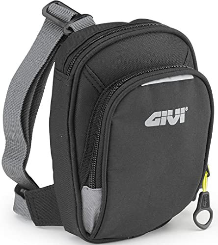 Givi EA109B EasyBAG Beintasche mit zwei Fächer schwarz Volumen 1 Liter oder Max. Zuladung 1 kg