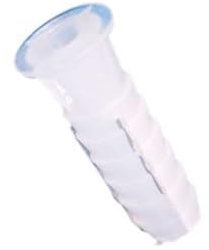 Evila - Tacos expansión nylon blanco 6mm (25u)