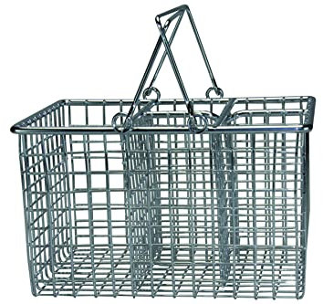 APOLLO Chr Cutlery Basket fold Handle, Multi-Colour, 20x12x15