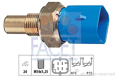 Facet 07332 Facet 73320 Temperatursensor, Kühlmittel