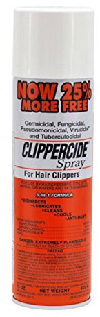 CLIPPERCIDE SPRAY FOR HAIR CLIPPERS 5-IN-1 FORMULA 25% MORE 425G/15. OZ.