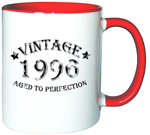Mister Merchandise Kaffeetasse Becher Vintage 1996 - Aged to Perfection Teetasse