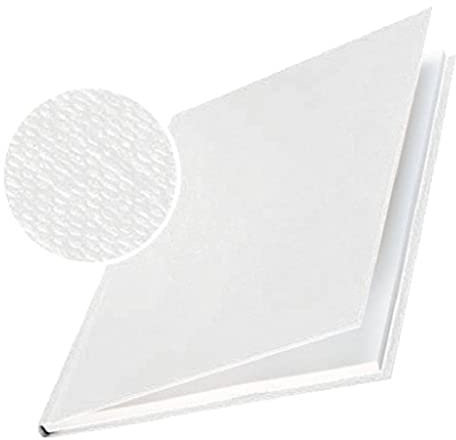 Leitz 73920001 Buchbindemappe impressBIND, Hard Cover, A4, 10,5 mm, 10 Stück, weiss