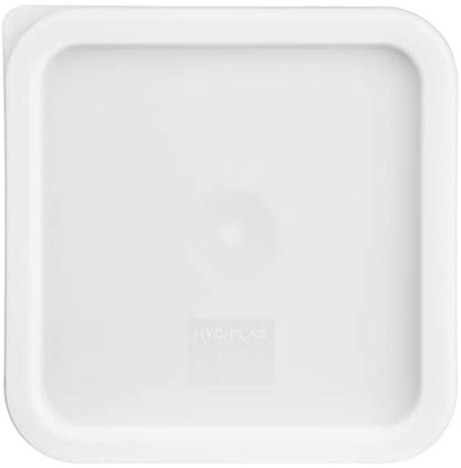 Hygiplas 12386 Square White Lid to fit - 5.5/7Ltr, 231(L) x231(W) mm - Compatible with Hygiplas containers HY402, HY403