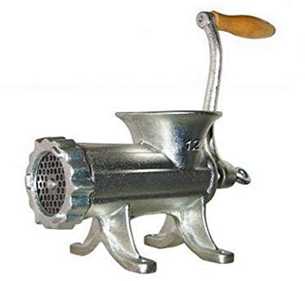 Reber Hachoir à viande manuel 12 Blanc/Gris Argenté Acier allié Broyage