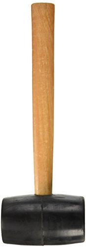 Kraft Werkzeug DC809 Gummihammer, ca. 680 ml, schwarz