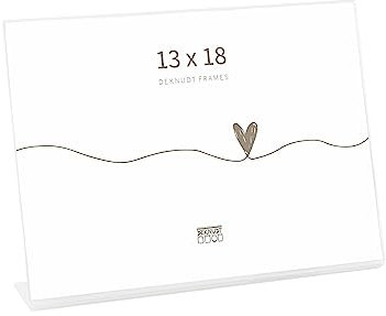 Deknudt Frames S58RL1H Cadre Photo sur Pied Horizontal Résine Transparent 13 x 18 cm