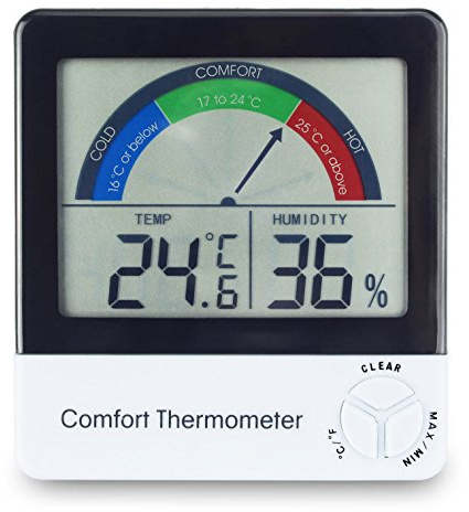 ETI Ltd Comfort thermometer & hygrometer with max/min temperature & humidity function