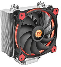 Thermaltake RIING Silent 150W Intel/AMD 120mm High Airflow LED Fan CPU Cooler, Red