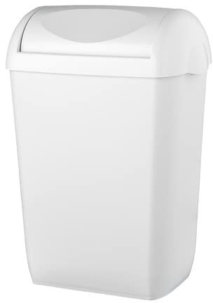 ALLCARE 5657 PlastiQline PQSA23 Abfallbehälter 23 L + Schwingdeckel aus Kunststoff, 23L