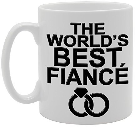Coralgraph Inc MG589 The World's Best Fiance Novelty Gift Printed Tea Coffee Ceramic Mug