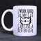 11oz Funny Cat Kitten Mug - I Work Hard So My Cat Can Live A Better Life White Ceramic Coffee Mugs Cup