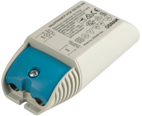 LEDVANCE 461105 Halogen Transformator 12V 35-105W dimmbar mit Phasenabschnittdimmer, dimmbar mit P
