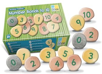 Yellow Door Number Bonds to 10 Pebble Set | Early Number Sense | Maths for kids age 2 3 4 5 | Early Educational Toys for Counting 1-10 | Sequences | Odd and even | Numerals