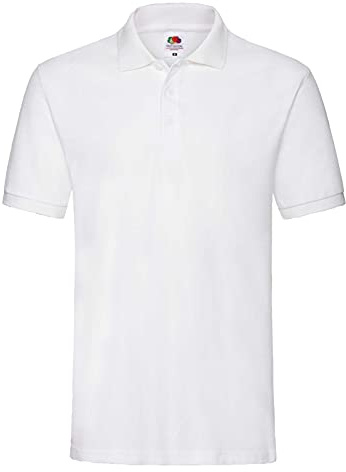 Fruit Of The Loom Lady Fit Premium Polo Colour=White Size=L