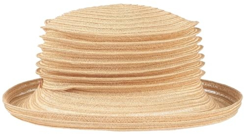 Mayser Chapeau en Chanvre Belma Chapeau en Paille Chapeau de Voyage (Taille Unique - Nature)