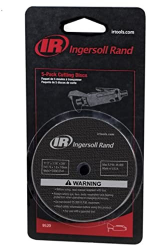 Ingersoll Rand 3 (75 mm) Schneidscheiben 9520 zur Holzbearbeitung, Trennscheiben für Winkelschleifer als Zubehör – 5 Ersatzscheiben