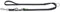 HUNTER Verstellbare Hundeführleine, Farbe: schwarz, 3-fach verstellbar, robustes Nylon, pflegeleicht, Größe: 20/200