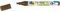 KREUL 17816 - Triton Acrylic Marker edge, havannabraun, Keilspitze, Strichstärke circa 1 bis 4 mm, auf Wasserbasis, Acrylmarker zur Gestaltung von Papier, Holz, Stein und vielem mehr