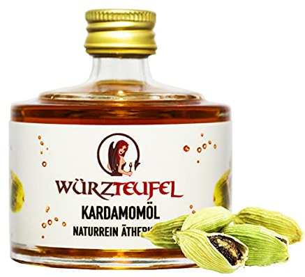 Kardamomöl, Cardamom Öl, naturreines, ätherisches Kardamom - Öl. Spitzenqualität aus Madagaskar. Flasche 40ml.