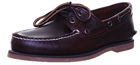 Timberland Classic 2 Eye, Scarpe da Barca Uomo, Marrone Rootbeer Smooth, 41 EU