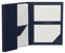 Rössler Papier 1026831009 - Paper Royal - Briefpapiermappe DIN A5/C6, 15/15, blau/weiß gerippt