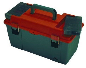 Werkzeugkoffer 280x510x290 mm, grau/rot