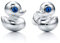butterfly Mädchen Ohrringe Stecker Silber 925 Blau Ente Nachhaltige Verpackung Taufe Geschenk