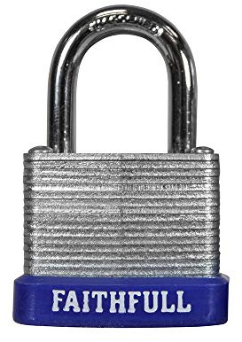 Faithfull FAIPLLAM30 Padlocks, Set of 6