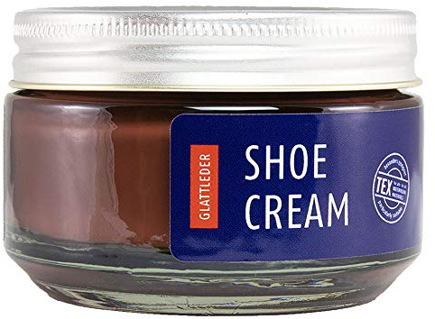 Shoeboy's Shoe Cream - pflegende Schuhcreme im Tiegel für hochwertige Glattleder, mittelbraun, 1er Pack (1 x 50 ml)