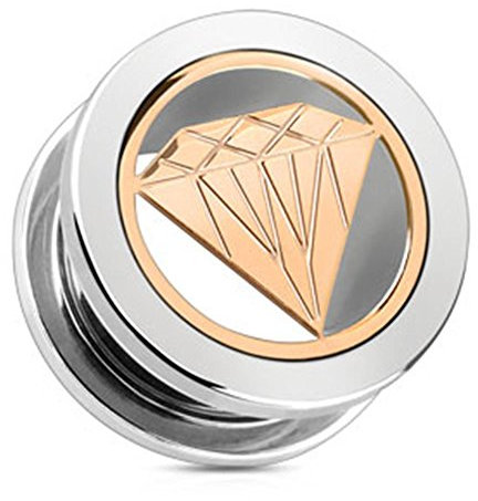 Paula & Fritz® Tunnel mit Schraubverschluss aus Edelstahl Chirurgenstahl 316L ...