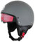 BHR Motorrad Helm 802 Demi-Typ mit Visier Versenkbare,Mattgrau, XL (59 cm)