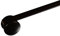 JalousieCrew Vitragestange Scheibengardinen Stange Holz Farbe Nußbaum dunkel braun - 60-120 cm - Scheibenstange (60 cm)