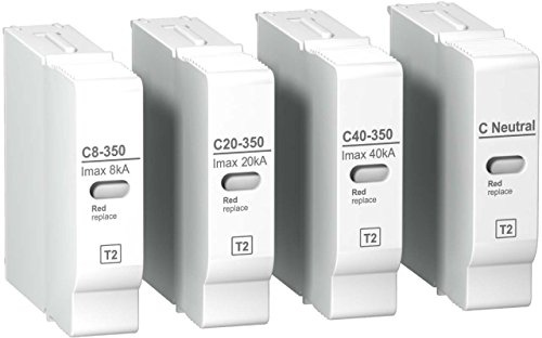 Schneider A9L16313 SPDs Notr Cartridges Surge Protection Devices, White