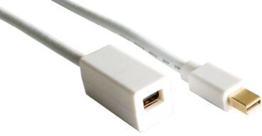 Loops 3m Mini DisplayPort Male to Female Extension Cable - Apple Laptops Lead