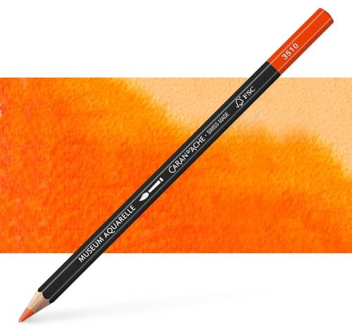 Caran d'Ache Museum Aquarelle Bleistift Museum Aquarelle Bleistift 3510.850/ NR 850 CORNELIAN/KORNALIN-FSC (1 Stück/ (Pack of 1)
