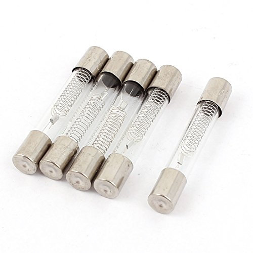 sourcingmap 5KV 0.75A Microwave Oven Protect High Voltage Fuse Tube 6x40mm 5pcs