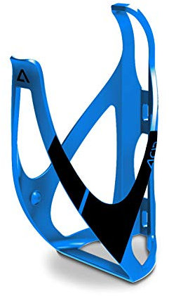 Cube Acid Bottle Cage HPP - Matt Blue/Black/Bicycle Cycling Cycle Bike Riding Ride Mountain MTB Road Bottle Bidon Vessel Flask Holder Mount Bracket Lightweight Plastic Water Hydration Part
