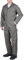 Dickies Herren Langärmeliger Deluxe-Twill-Overall Arbeitsoverall, grau, XX-Large Hoch