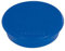 FRANKEN 3 Packungen à 10 Magnete, rund, Durchmesser 24 mm, Blau