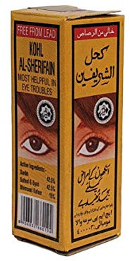 NEU SCHWARZ KOHL AL-SHERIFAIN LIDSTRICH KAJAL ARABISCH AUS MAROKKO AUGEN MAKE-UP